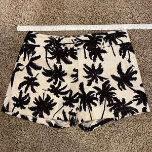 Freeway Palm Tree Print Lined Shorts